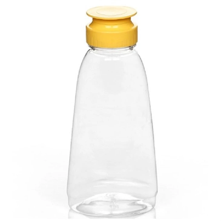 plastic honey bottle with silicone valve cap 2(001)